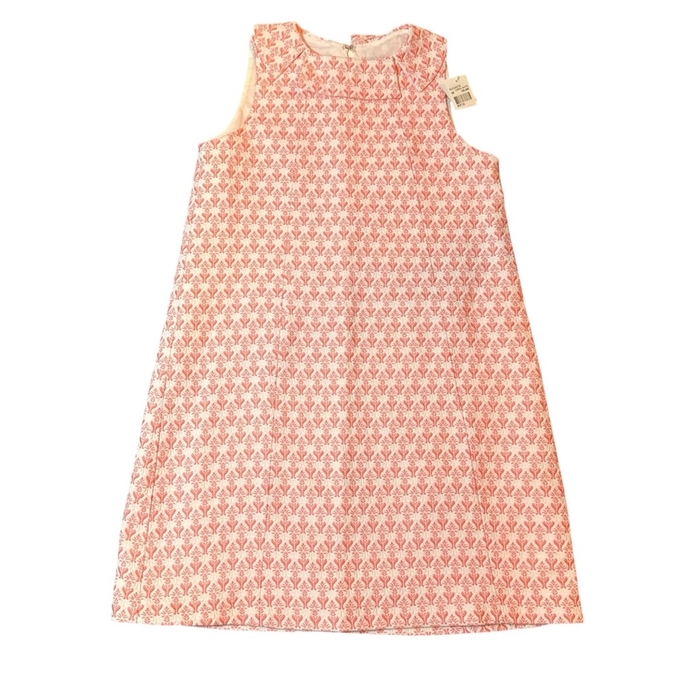 Bleu Comme‎ Gris Paris Alicante Coral Jacquard Dress Girls 8 NWT